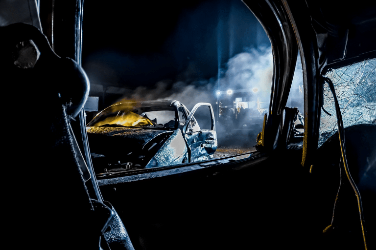 Crash with Stolen Car